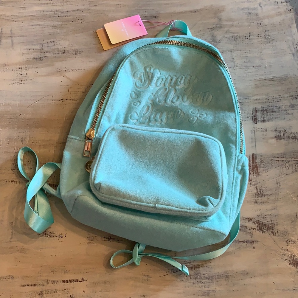 ⭐️Mint Terry Cloth Stoney Clover Lane Backpack ⭐️